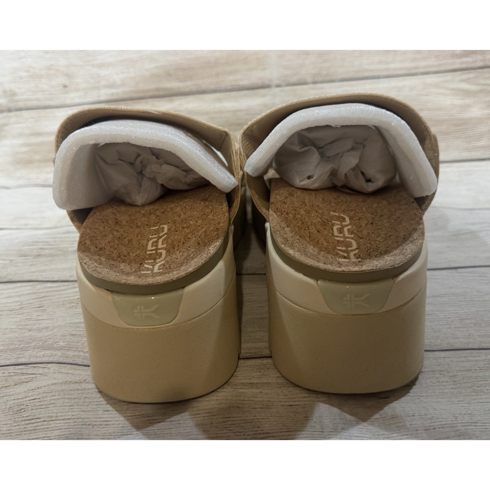 KURU Loma Tila Sand Desert Tan Slip On Slide Shoes Sandals Heel Support Sz 11 M - Picture 5 of 6